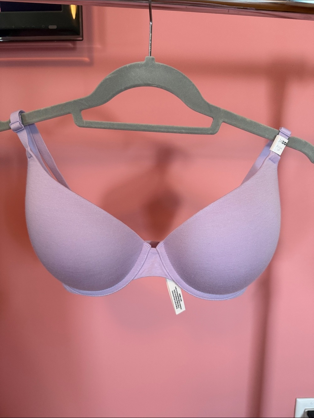 Smooth Light Lavender T-Shirt Bra push up